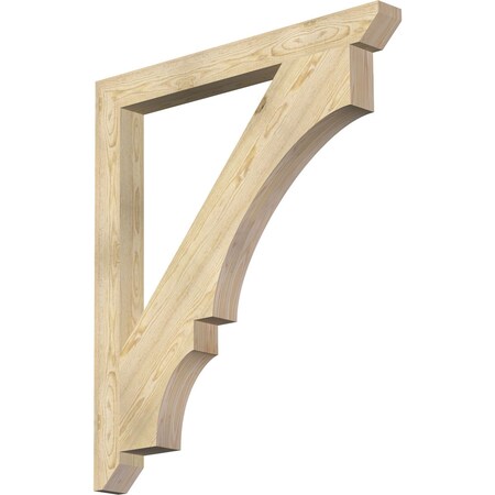 Ekena Millwork Balboa Slat Rough Sawn Bracket, Douglas Fir, 4"W x 42"D x 48"H BKT04X42X48BOA06RDF